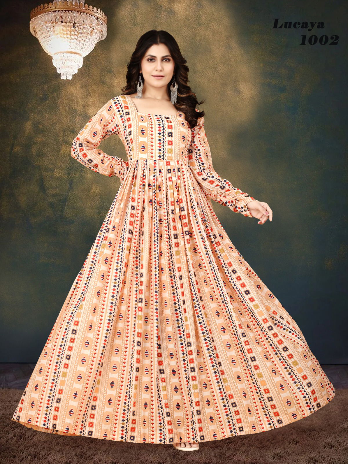 Lucaya Vol 10 Printed Ready Made Gown Catalog
